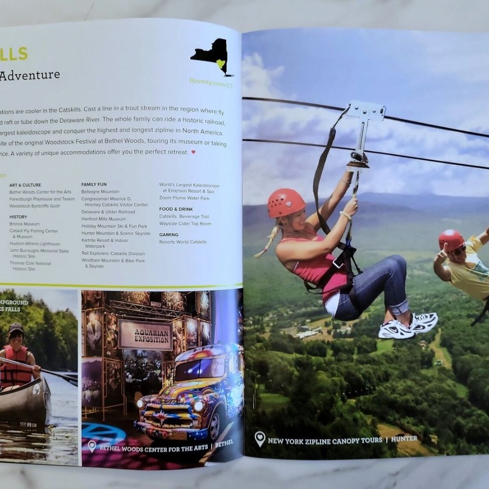 I ❤ New York Travel Guide 2023 Brochure + Love New York City Subway Train map - Picture 8 of 10